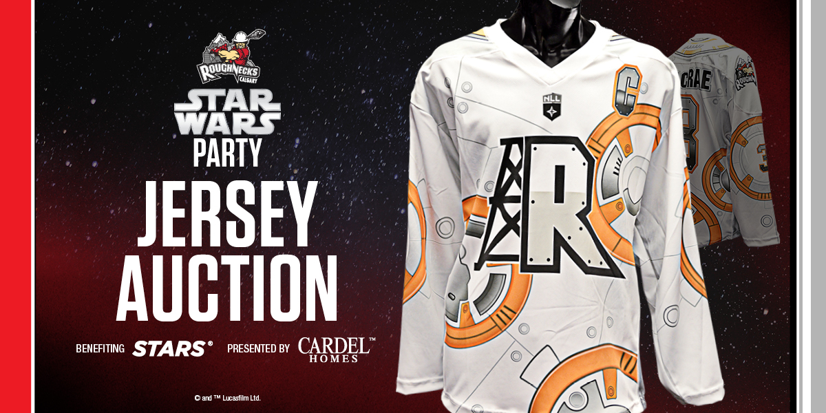 Star Wars Jersey Auction - Calgary Roughnecks