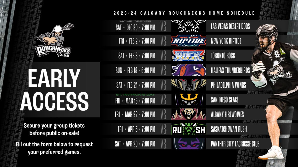 Early Access - Calgary Roughnecks