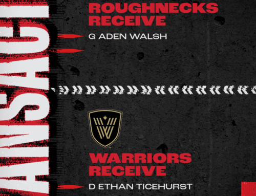 Roughnecks Acquire Walsh From Vancouver