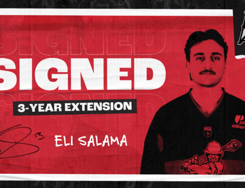 CALGARY ROUGHNECKS SIGN ELI SALAMA TO MULTI-YEAR EXTENSION